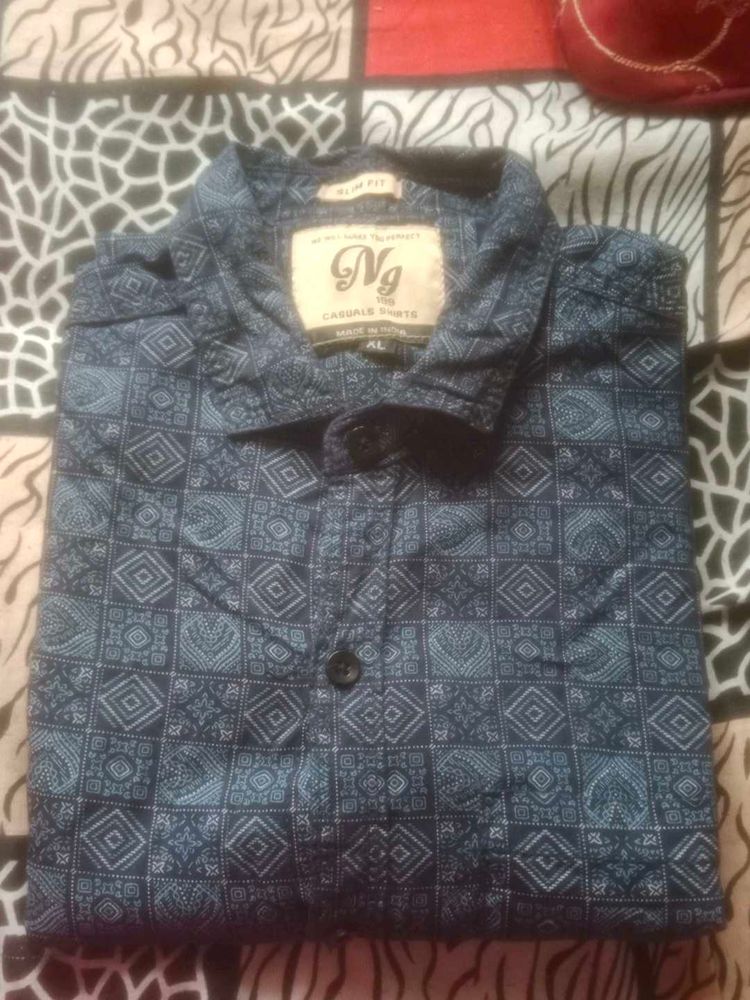 Patterned Casual Shirt