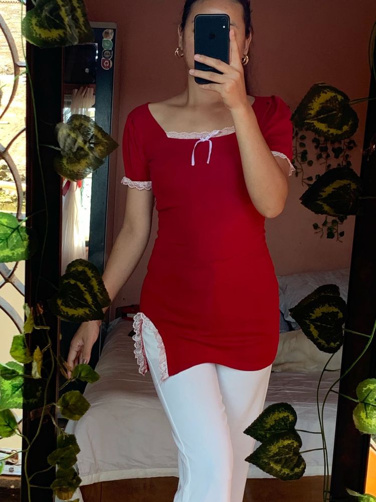 Cute Red Pinterest Dress🎀