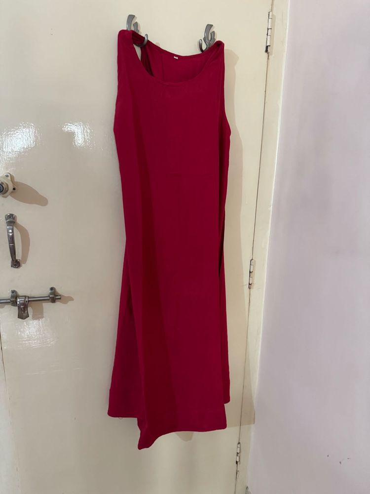 Red Biba Dress With Shrug