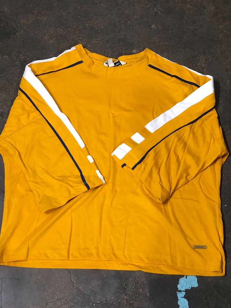 Mustard Long Sleeve Top