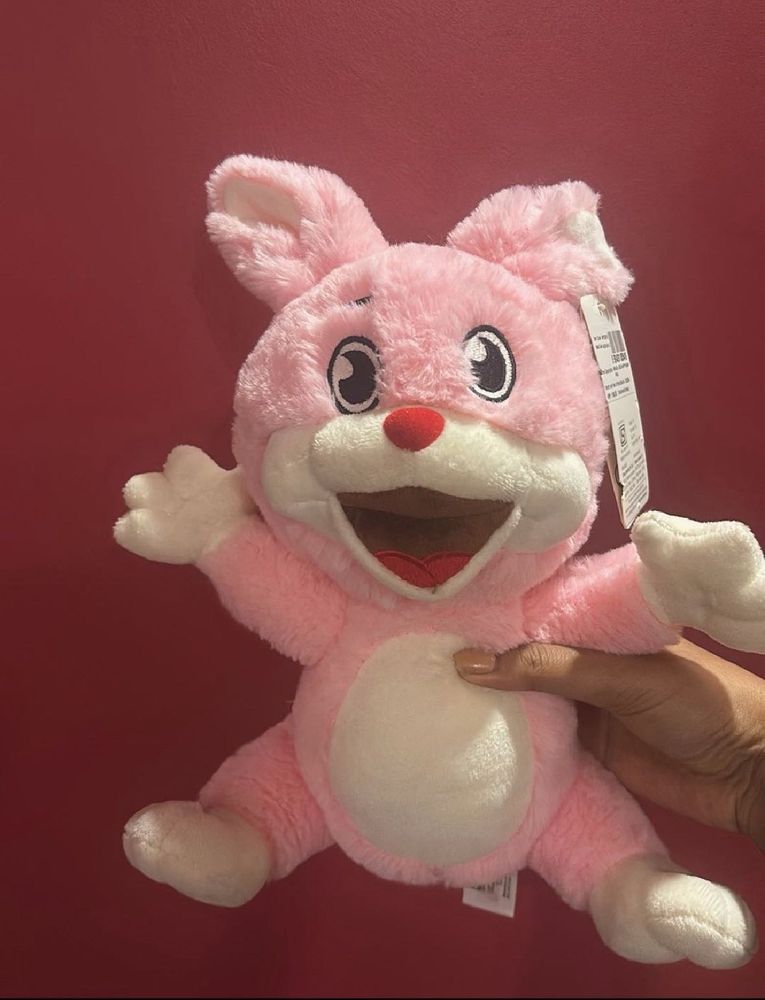 Pink Bunny Plush Toy