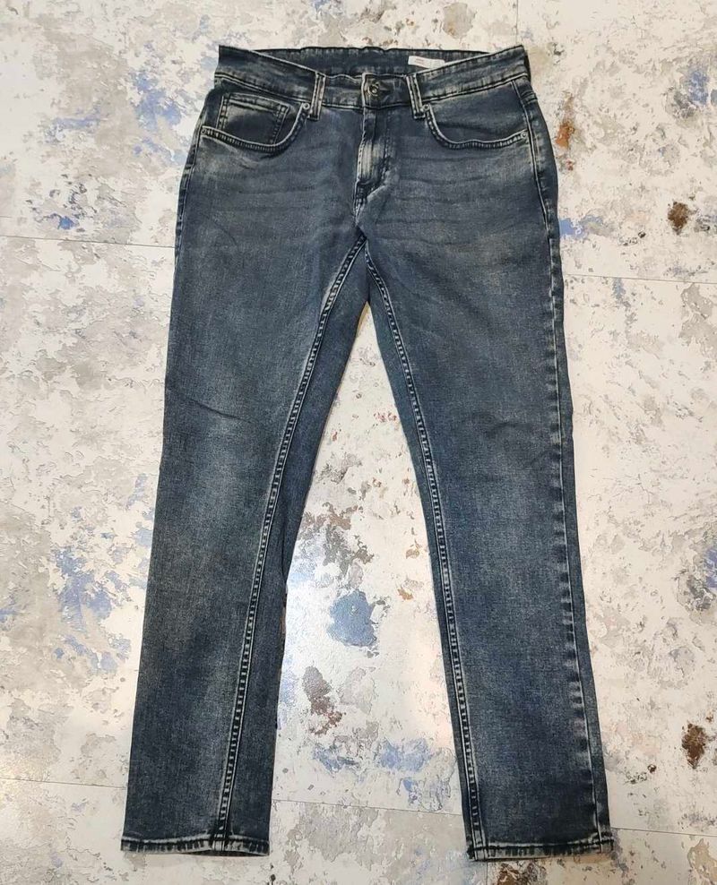 Dark Blue Denim Jeans