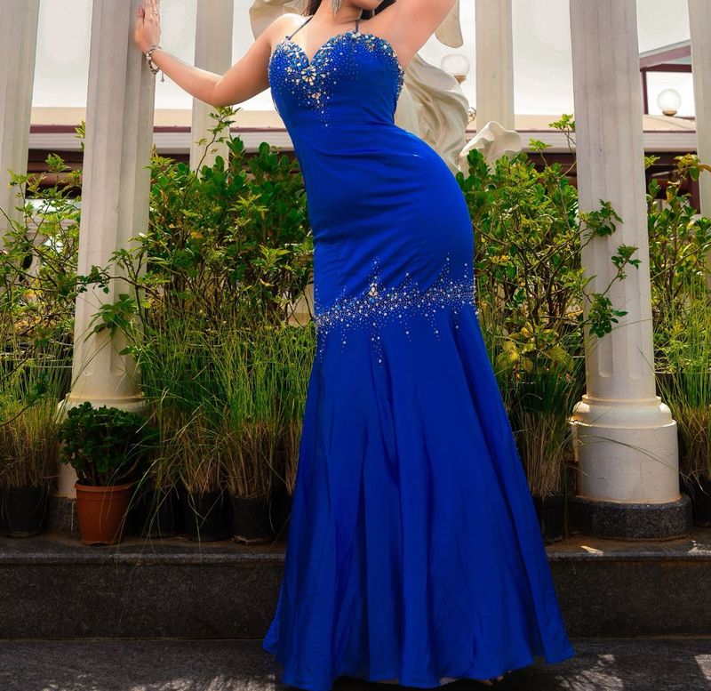 Royal Blue Mermaid Gown