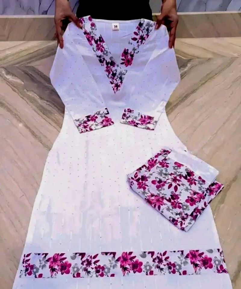 Cotton Vibes Kurti Set