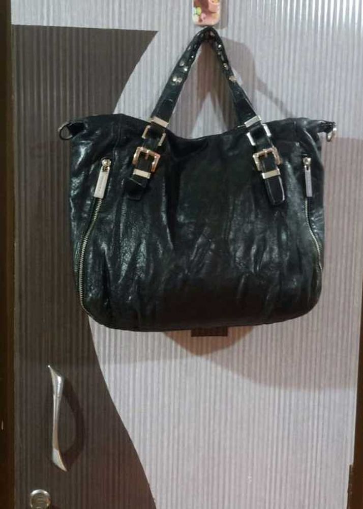 Michael Kors Black Leather Tote