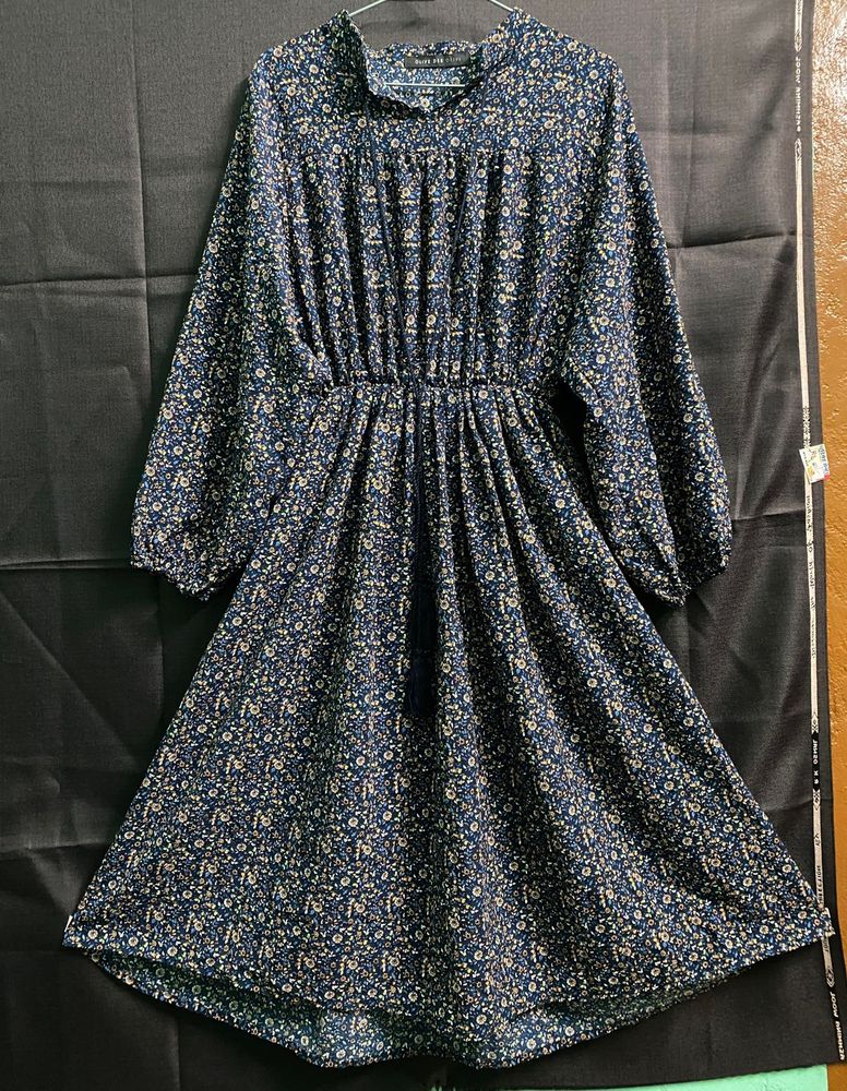 multicolor midi dress