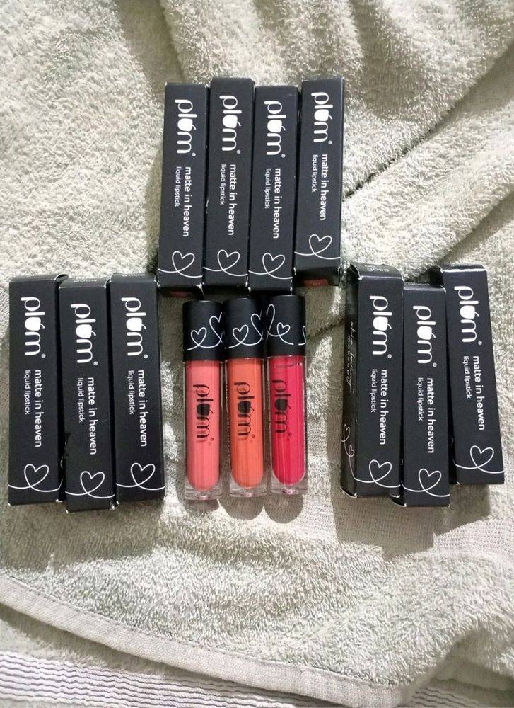 Plum Matte Liquid Lipstick Each For 250rs