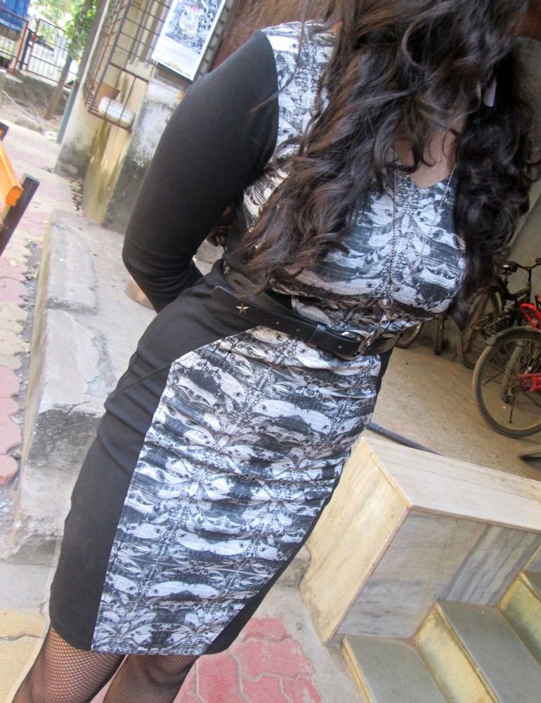 AND Black Bodycon Dress (Discounted Price)