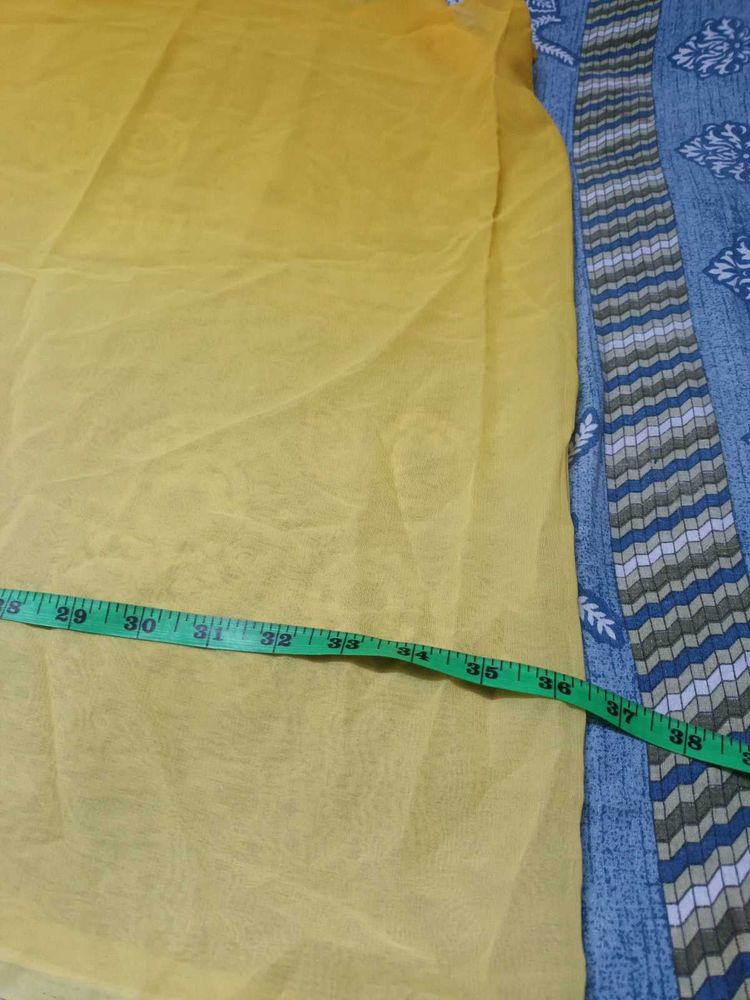 Georgette double shade fabric