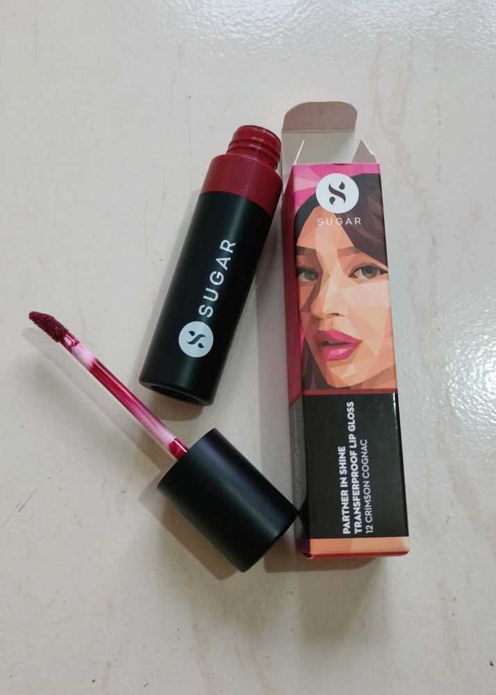 Sugar Lip Gloss 12 Crimson Cognac