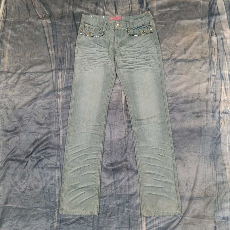 Embellished Y2K Jeans