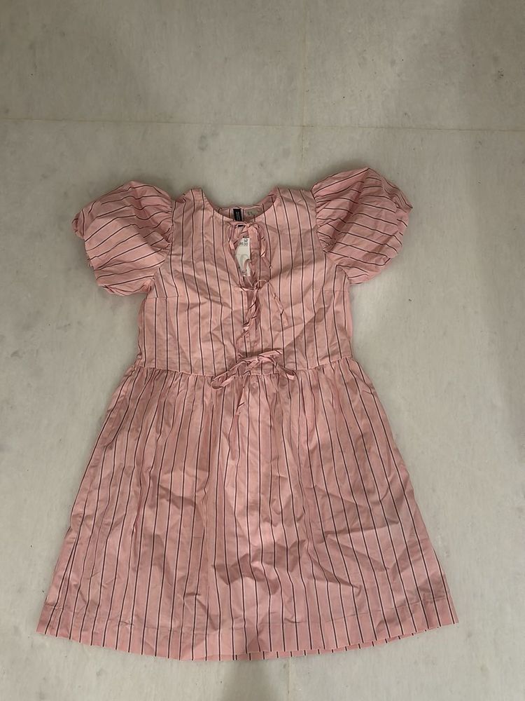 PINK LINES DRESS ❤️
