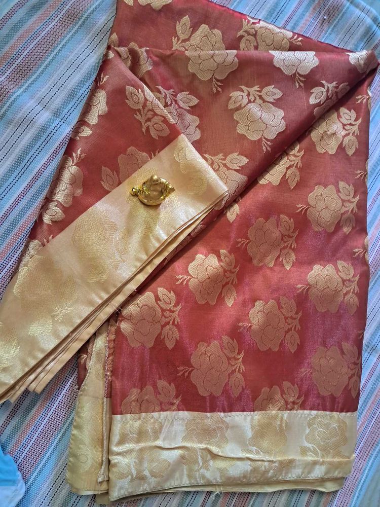 Elegant Floral Saree