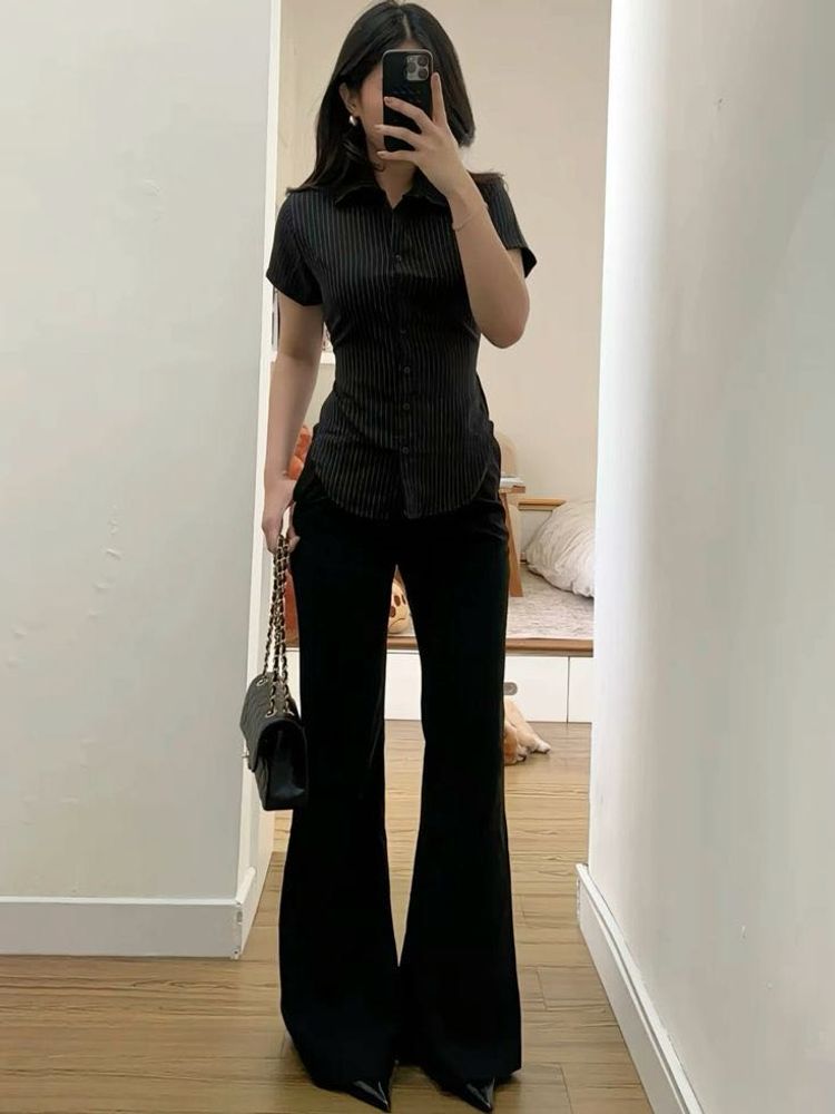 Shein Flared Black Trouser