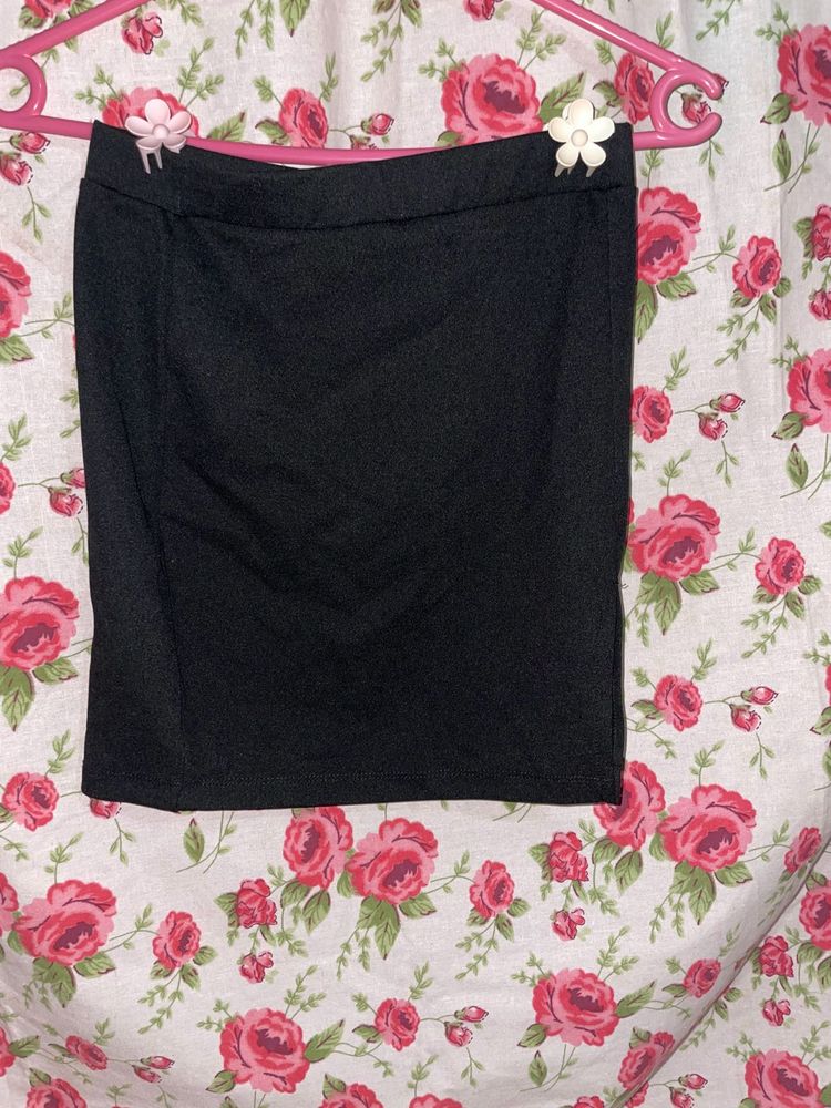 Shein Mini Skirt With Slit