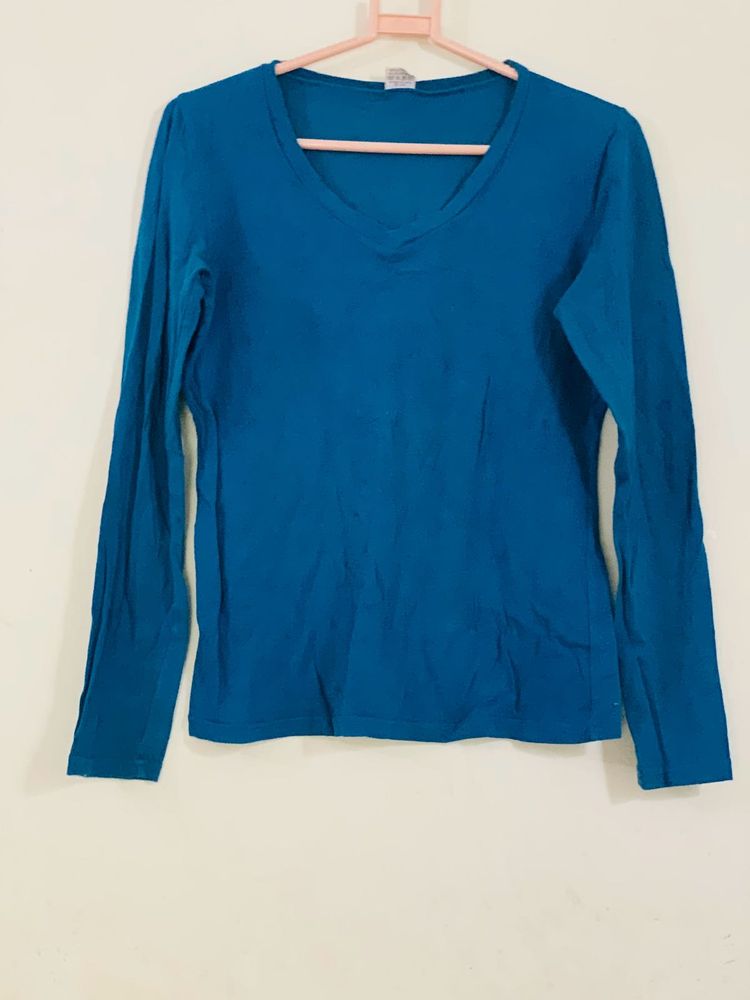 Blue Long Sleeve T-Shirt