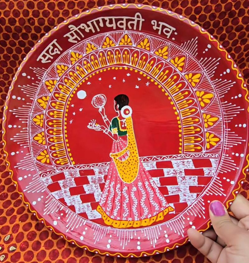 Karwa Chauth Pooja Thali