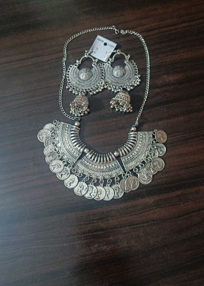 Oxidized Jewellery Set