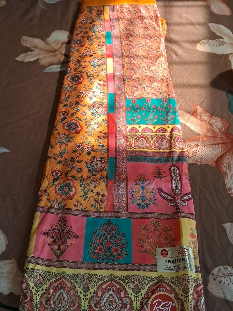 Sale.Sale..Pakistani Print Crepe Suit