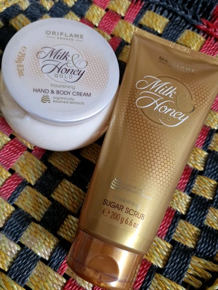 🤩Oriflame Combo SugarScrub &amp; Matka Cream