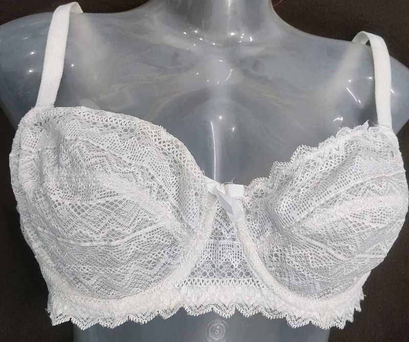 White Lace Bra🔥