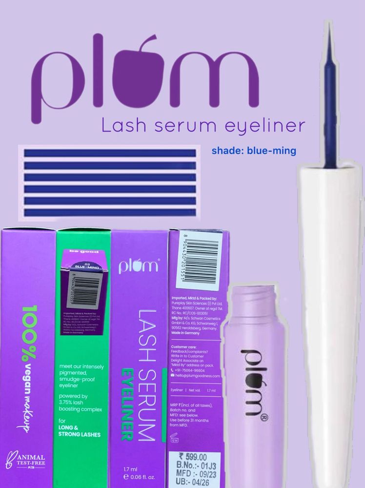 Plum Lash Serum Eyeliner