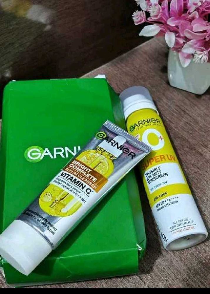 Garnier Face Wash &amp; Sunscreen