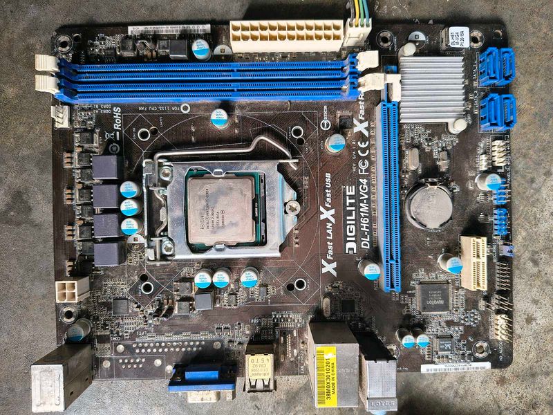 FOXCONN Mother Board + All Accesories
