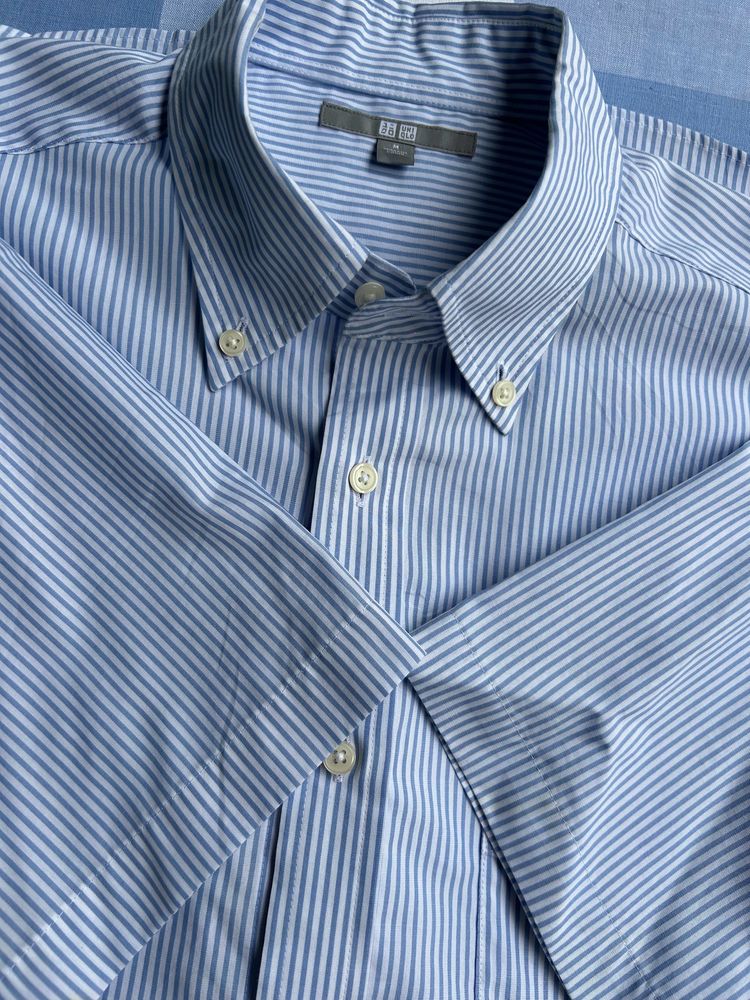 Uniqlo Original Easy Care striped Shirt