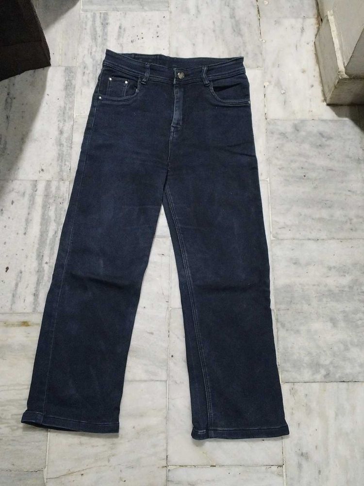 Dark Wash Wide Leg Jeans