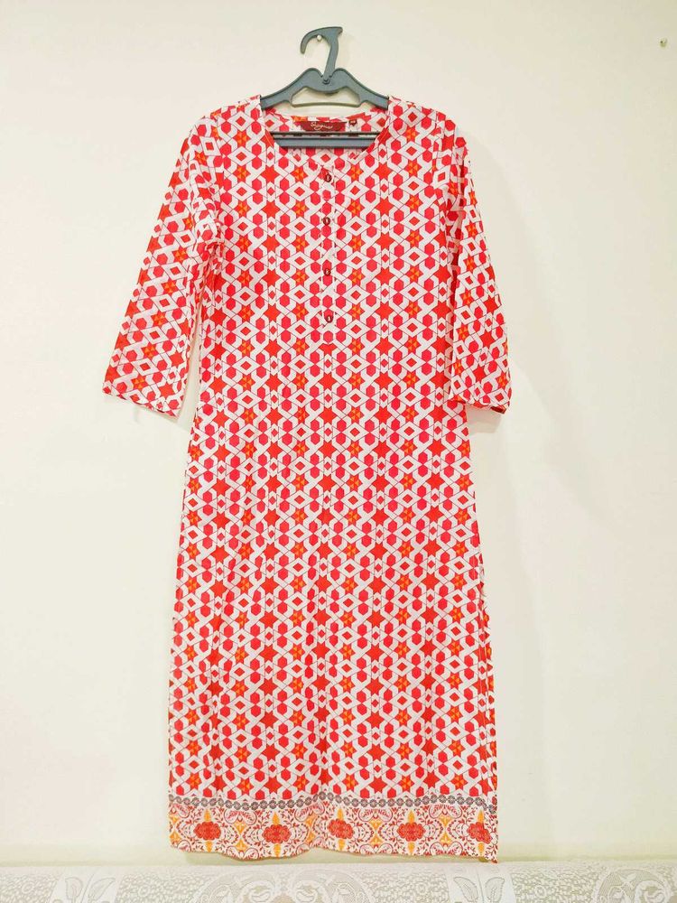 Beautiful Print XS Size Kurta