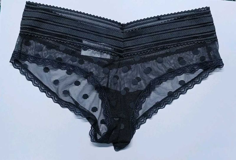 Black Polka Dot Briefs