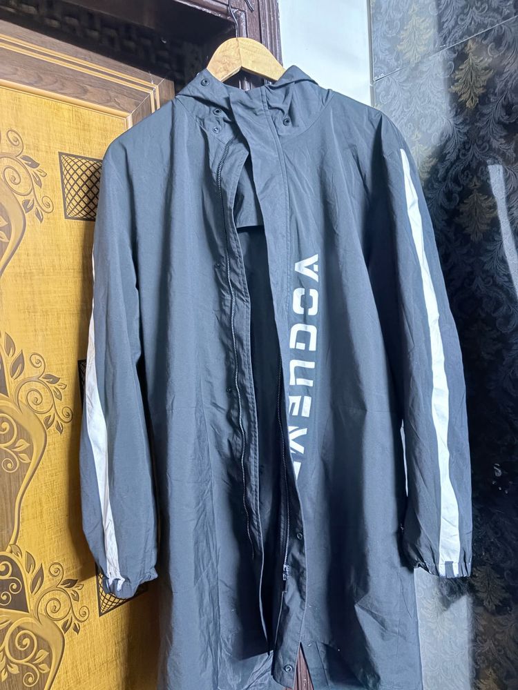 Stylish Black Coat 4xl