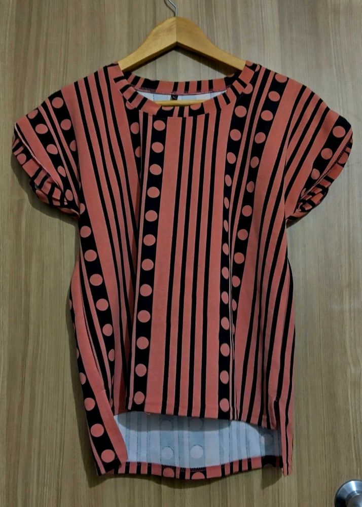 Striped &amp; Dotted Top