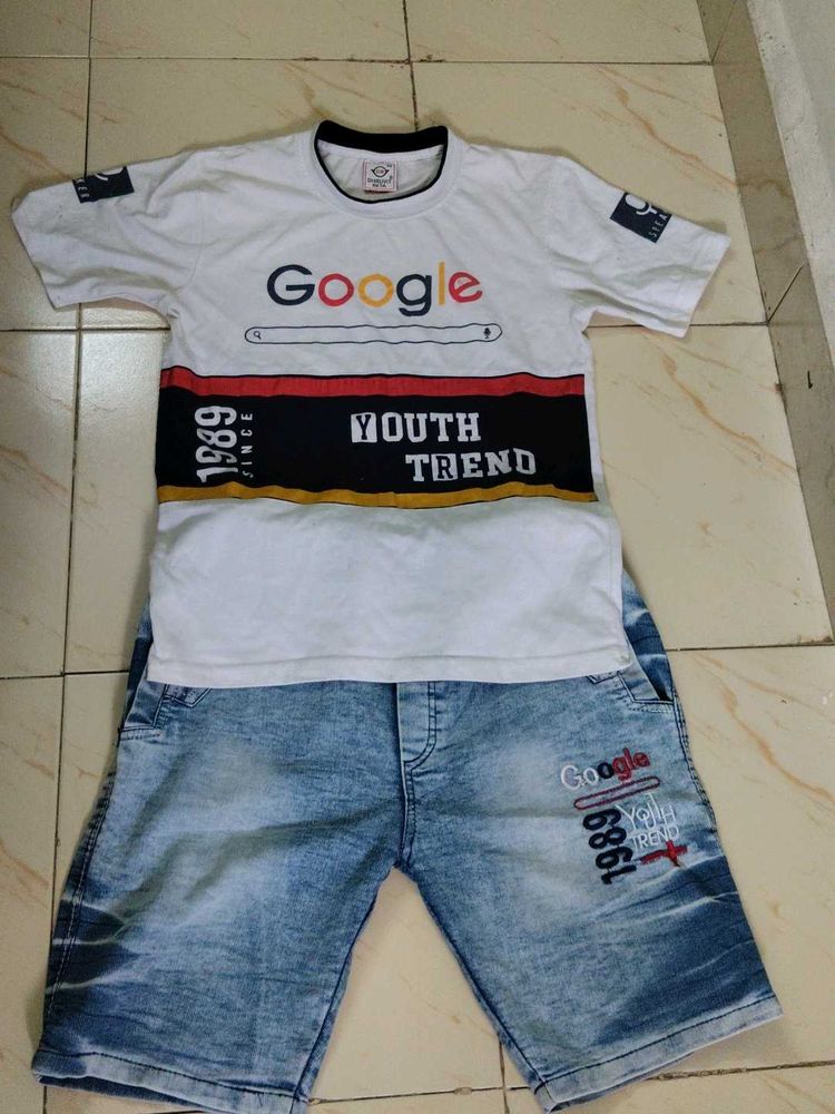 Capri and t-shirt for boys