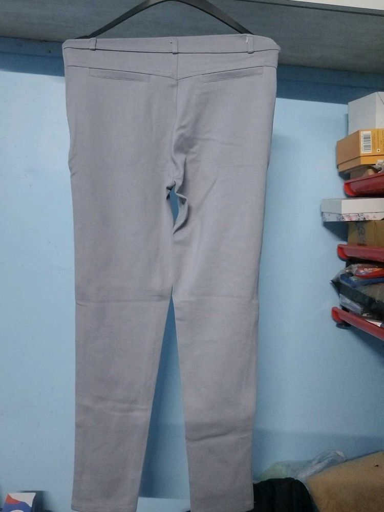 Grey Casual Pants