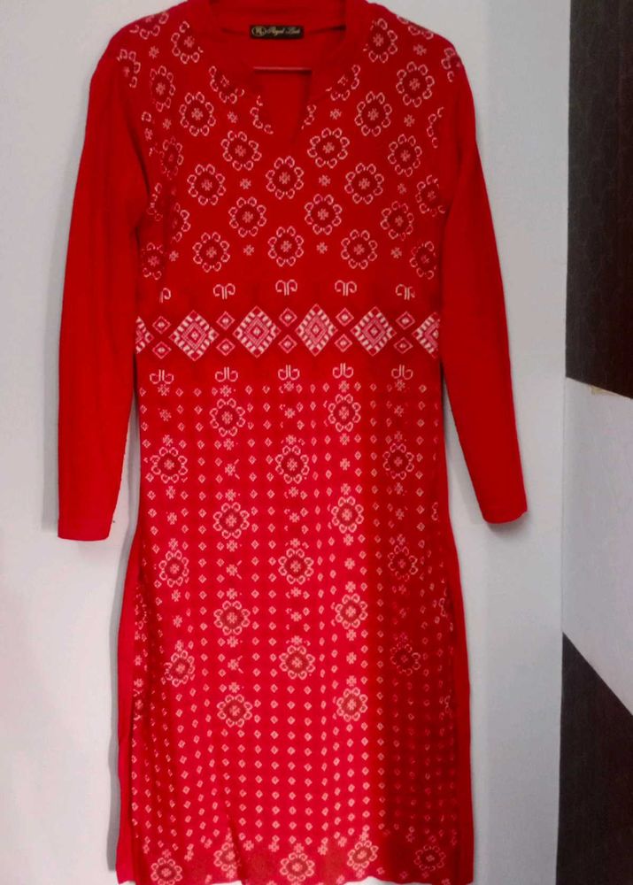 Woolen Kurta Pant Set