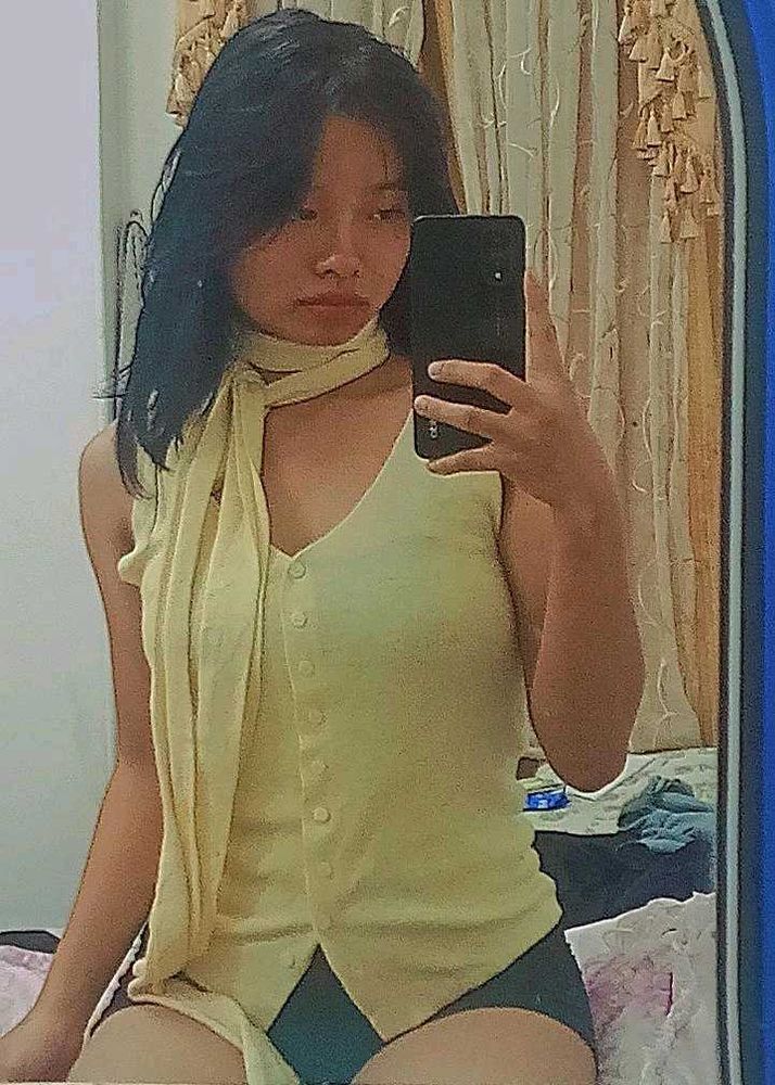 Cute Yellow Tank Top