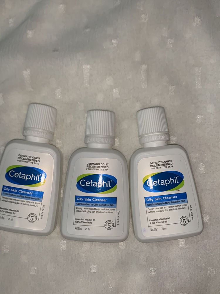 Cetaphil Oily Skin Cleanser 25 Ml Pack Of 3