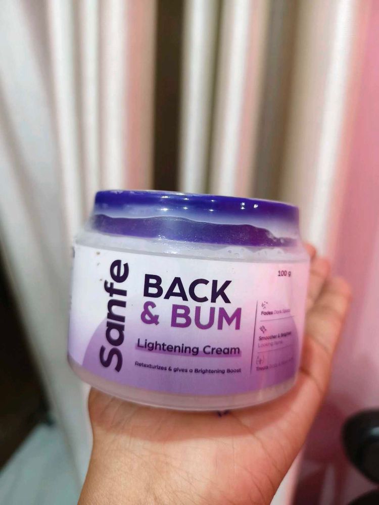 sanfe back &amp; bum lightening cream
