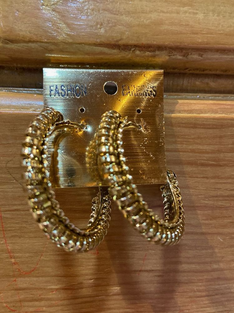 Gold Hoop Earrings