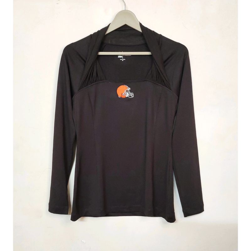Team Apparel&#39;s Unique Bold,Wide Neckline Top