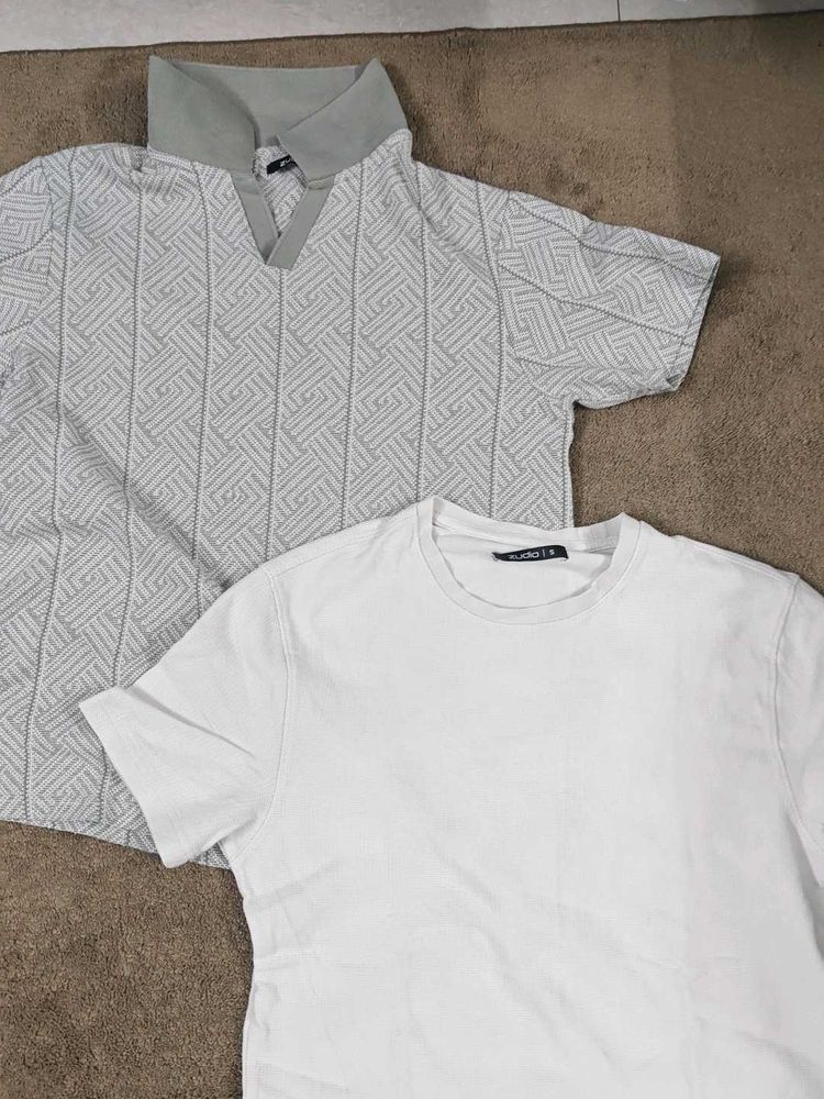 Patterned Polo T Shirts