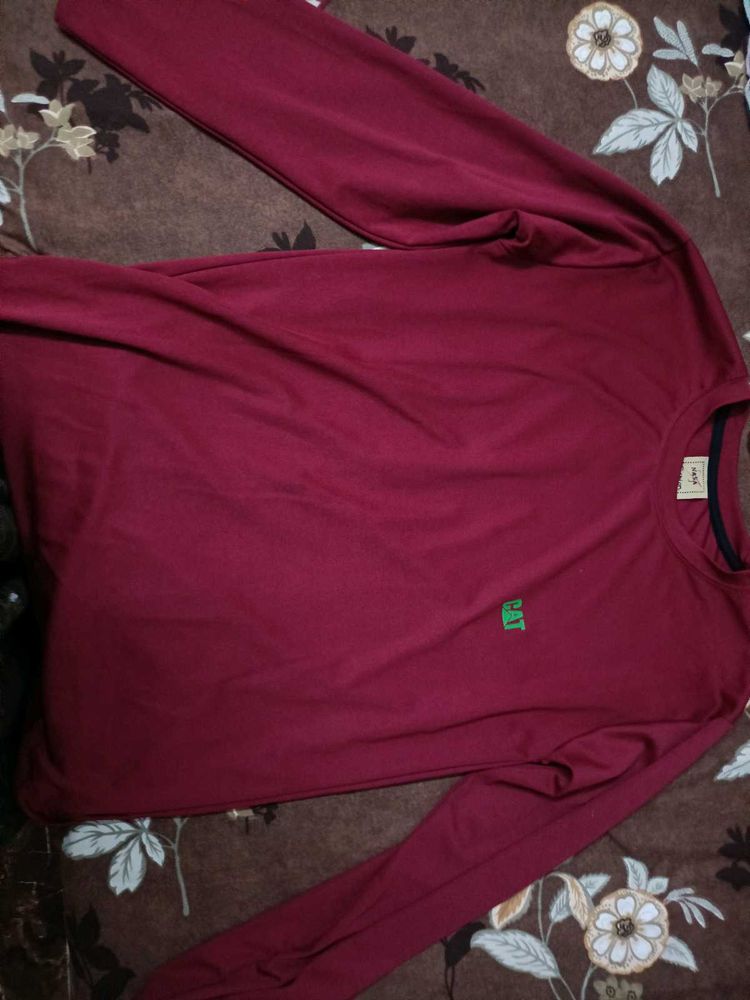 CAT Long Sleeve Shirt - Burgundy