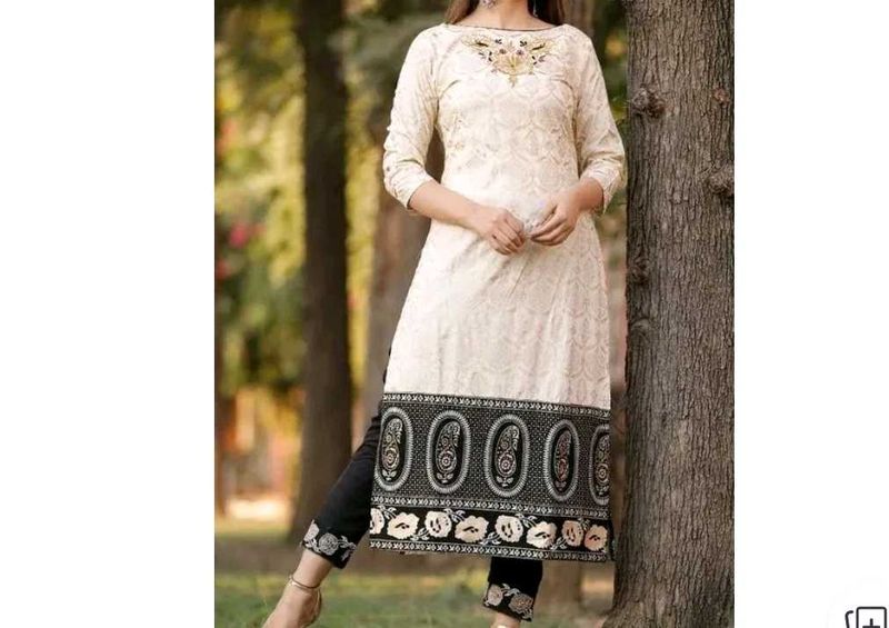 Cream Kurta
