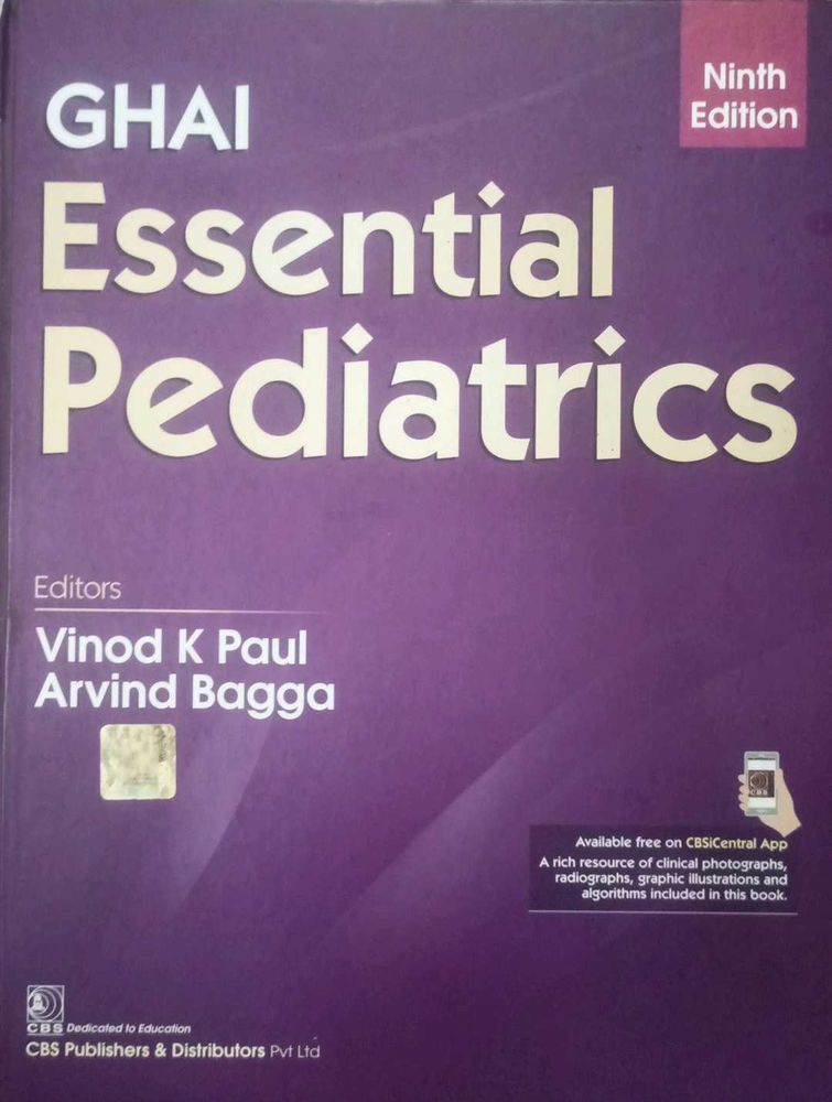 GHAI ESSENTIAL PEDIATRICS NINTH EDITION
