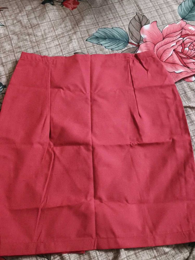 Red Mini Skirt