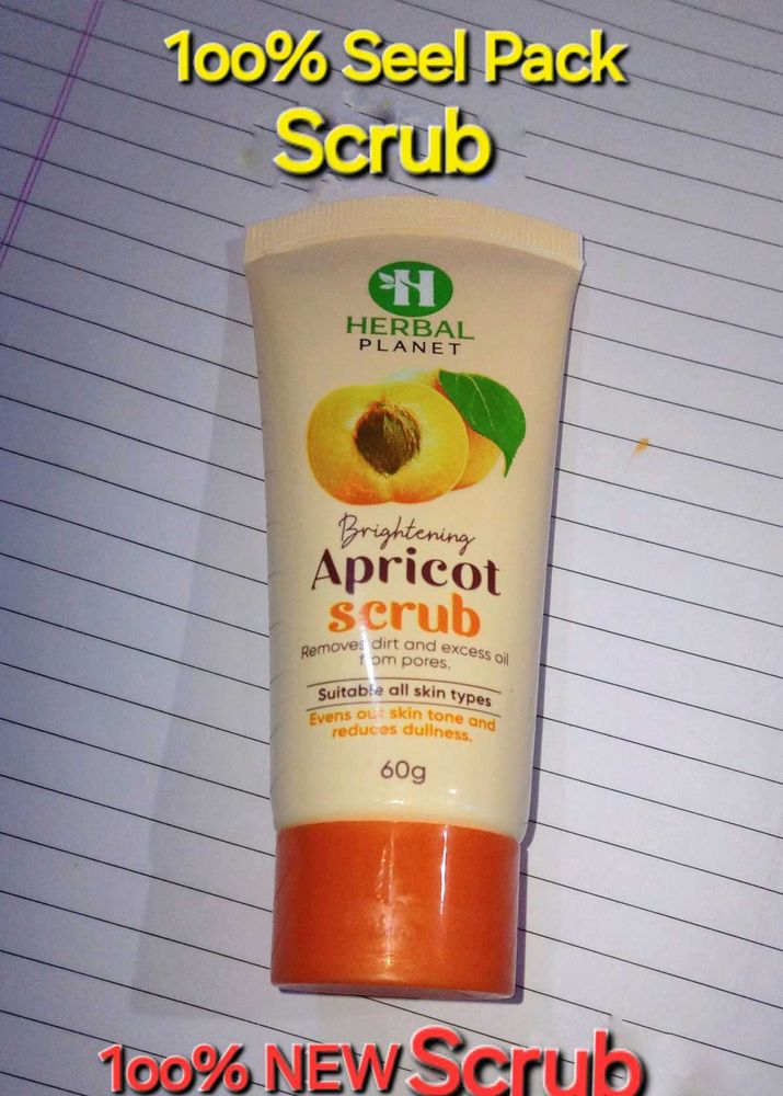 Apricot Face Wash Scrub for Glowing Skin –