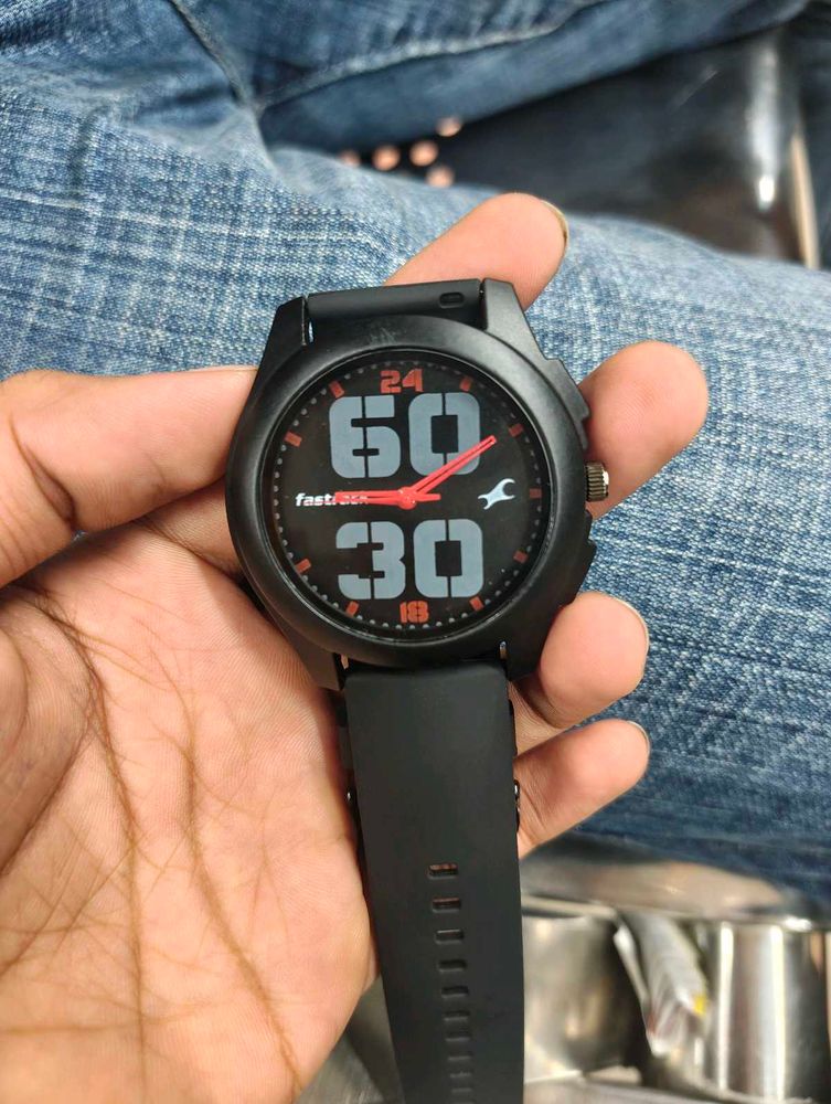 Fastrack Reflex VO2.0 Black Dial Smartwatch