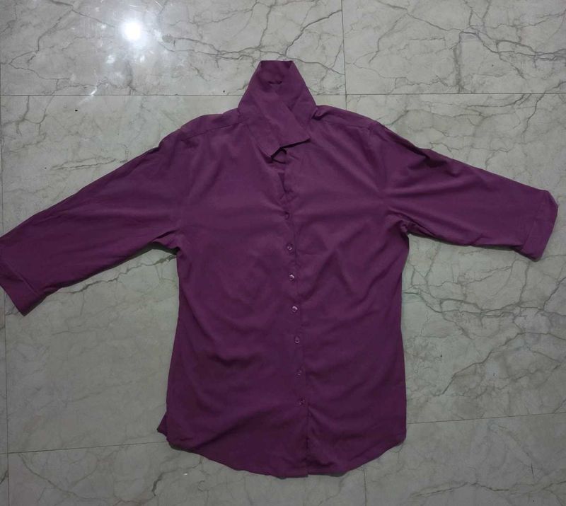 Pink Casual Shirt
